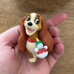 Disney Lady and the Tramp Lady Christmas ornament